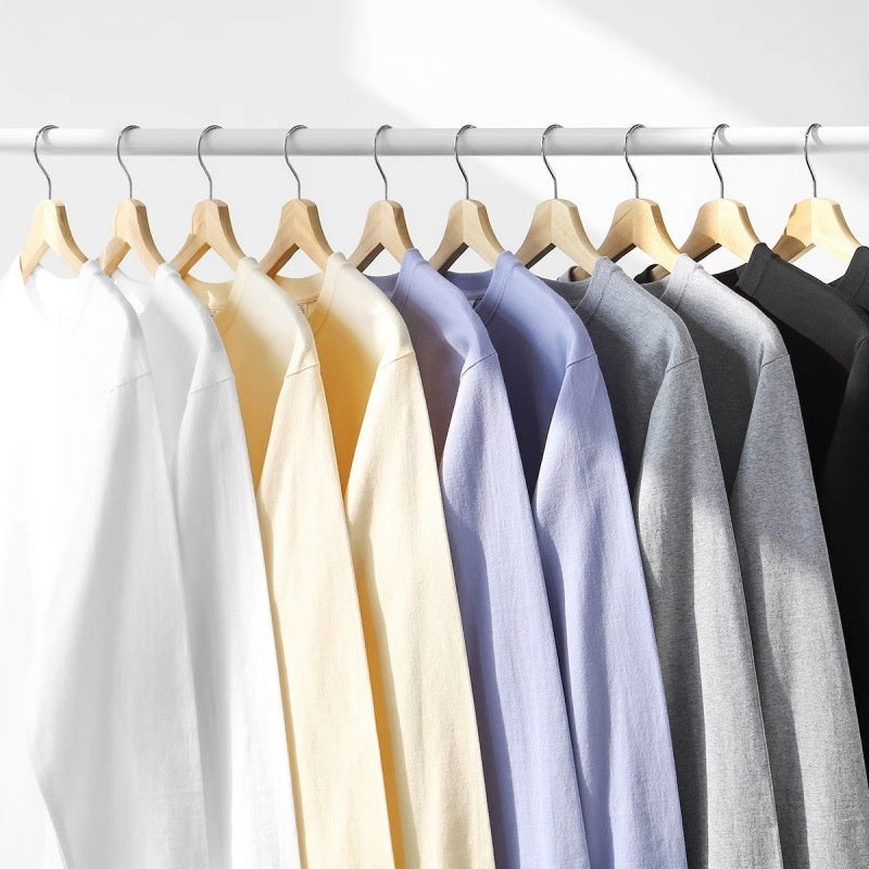Early Autumn Western Style Basic Base Shirt For Men